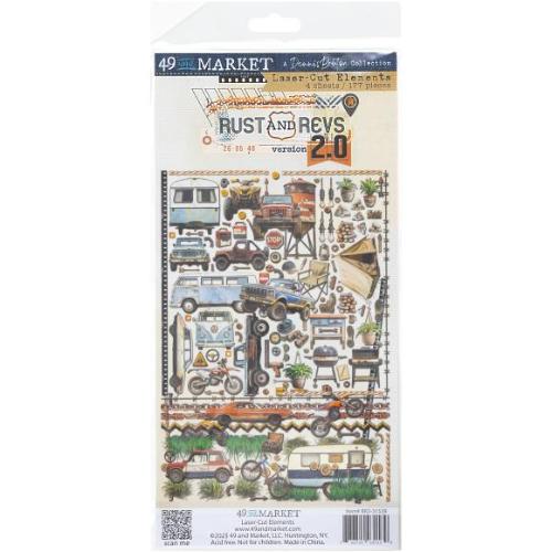 49 And Market Laser Cut Outs Elements, Rust & Revs 2.0 - Postage as per Actual