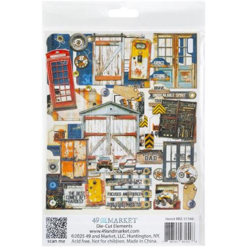 49 And Market Die-Cut Elements Rust & Revs 2.0