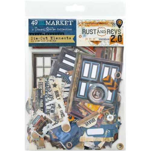 49 And Market Die-Cut Elements Rust & Revs 2.0