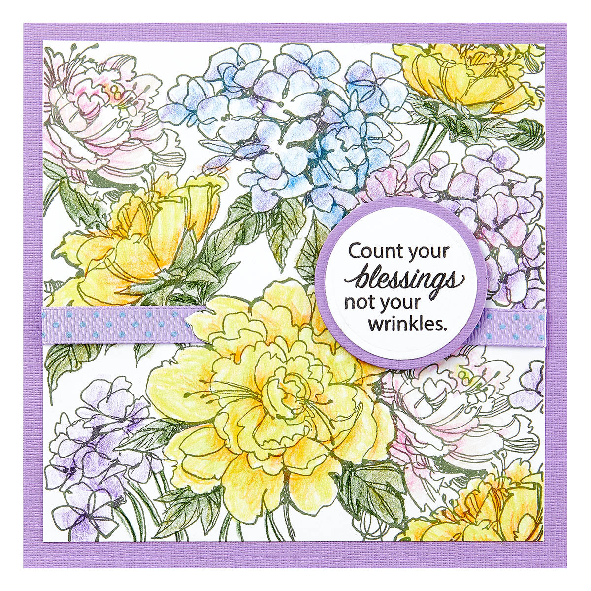 Spellbinders - Stampendous Floral Garden Cling Rubber Stamp Set