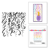 Spellbinders - Stampendous Streamers Cling Rubber Stamp Set