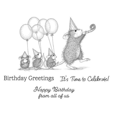 Spellbinders - House-Mouse Party Parade