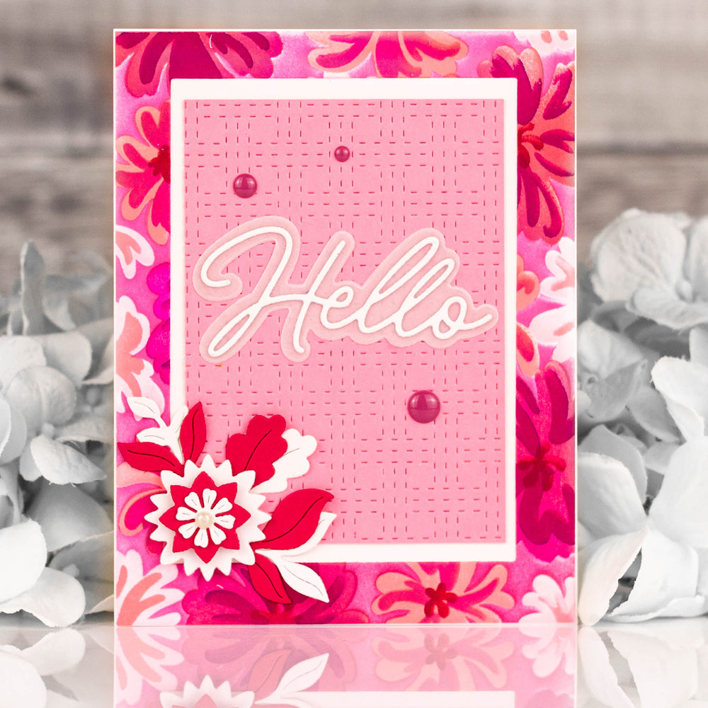 Pinkfresh Studio - Floral Tale die