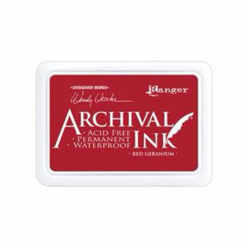 Wendy Vecchi Archival Ink Pad Red Geranium - Krafters Cart