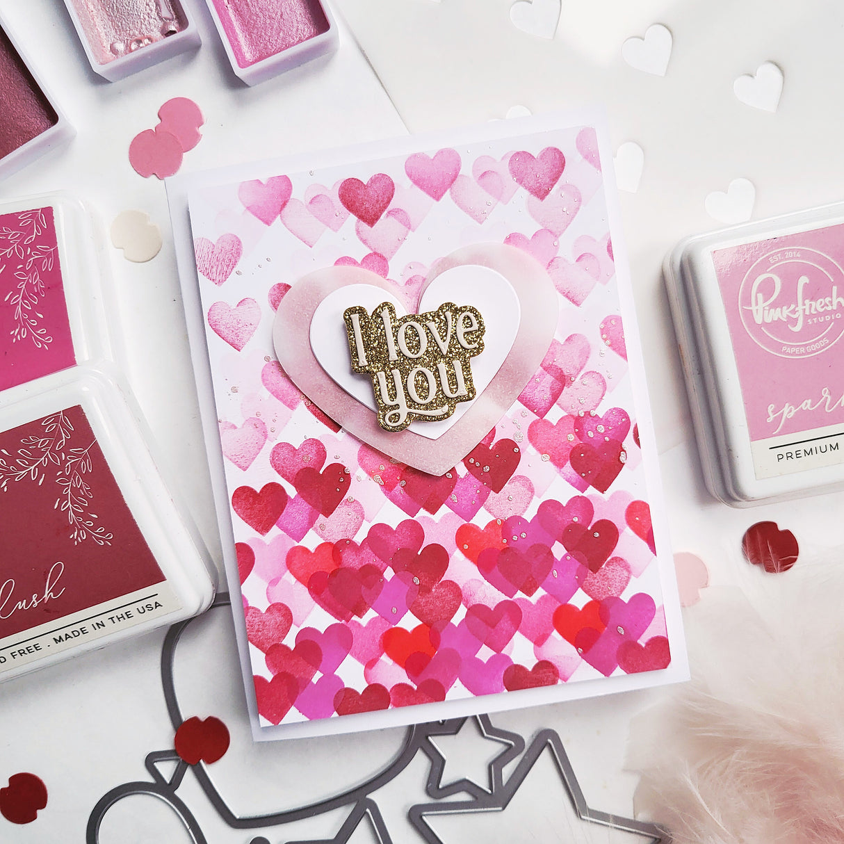 Pinkfresh Studio - Refined Grid Builder stencil