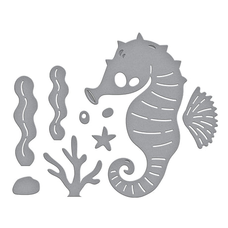 Spellbinders - Luna the Seahorse Etched Dies