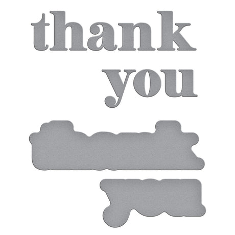 Spellbinders - Thank You Etched Dies