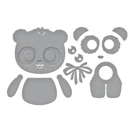 Spellbinders - Dancin' Birthday Panda Etched Dies