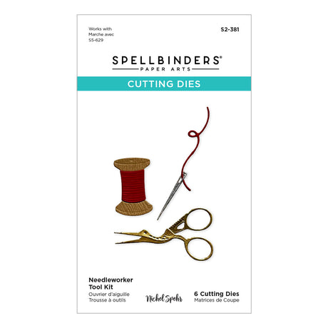 Spellbinders - Needleworker Tool Kit Etched Dies