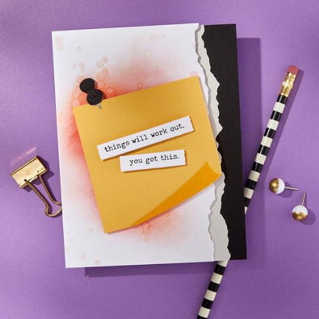Spellbinders - Torn Paper Edges Etched Dies from the Take Note Collection