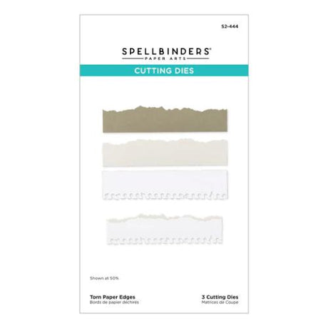 Spellbinders - Torn Paper Edges Etched Dies from the Take Note Collection