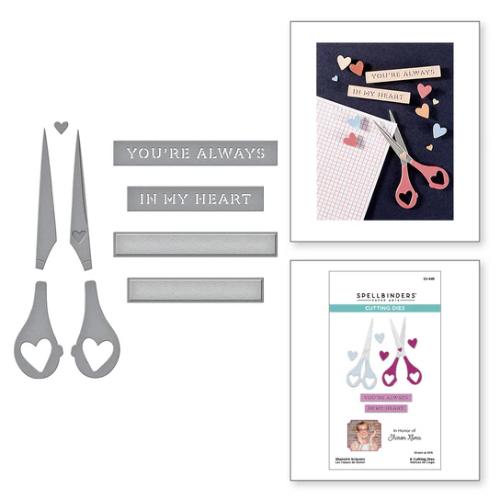Spellbinders - Sharon's Scissors Etched Dies in Honor of Sharon Klima