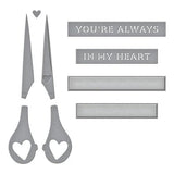 Spellbinders - Sharon's Scissors Etched Dies in Honor of Sharon Klima