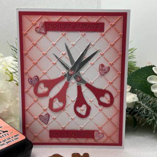 Spellbinders - Sharon's Scissors Etched Dies in Honor of Sharon Klima