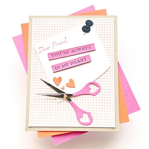 Spellbinders - Sharon's Scissors Etched Dies in Honor of Sharon Klima