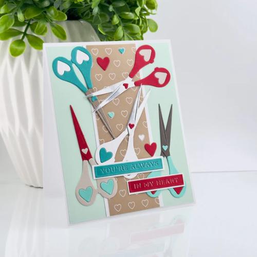 Spellbinders - Sharon's Scissors Etched Dies in Honor of Sharon Klima