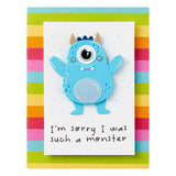 Spellbinders - Dancin' Birthday Monster Etched Dies