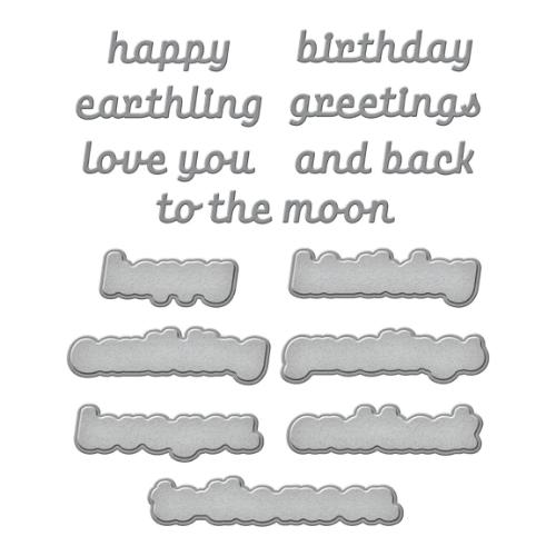 Spellbinders - Simon's Space Adventure Die Bundle - Postage as per Actual