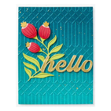 Spellbinders - Fresh Picked Sentiments Etched Dies