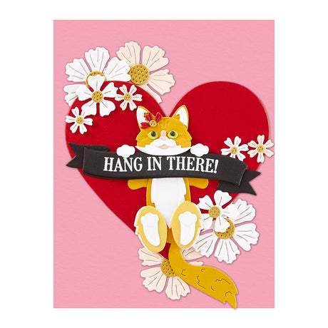 Spellbinders - Cheerful Kittens Etched Dies