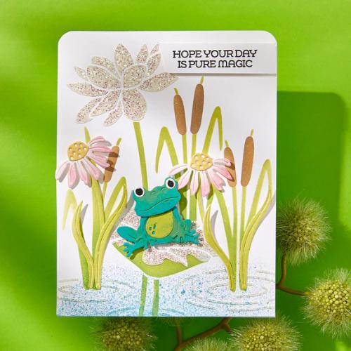 Spellbinders - Frog Prince Etched Dies from the Jump for Joy Collection