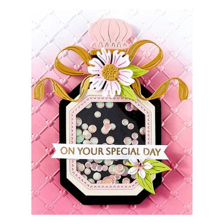 Spellbinders - Gorgeous You Perfume Bottle Etched Dies from the Gorgeous You Collection
