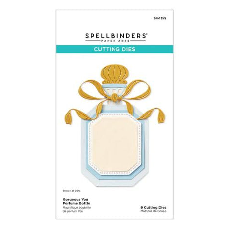 Spellbinders - Gorgeous You Perfume Bottle Etched Dies from the Gorgeous You Collection