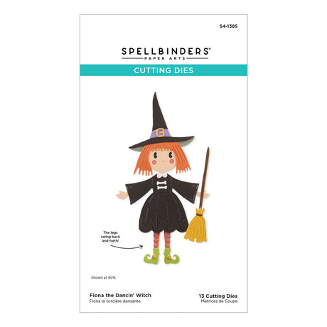 Spellbinders - Fiona the Dancin' Witch Etched Dies from the Happy Haunting Collection