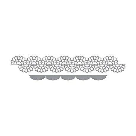 Spellbinders - Eyelet Scallop Border Etched Dies from the Vivid Expressions Collection