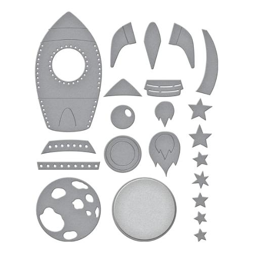 Spellbinders - Simon's Space Adventure Die Bundle - Postage as per Actual