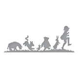 Spellbinders - Pooh & Friends Silhouette Etched Dies from the Say Cheese Classic Pooh Collection in Collaboration with Simple Stories