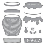 Spellbinders - Pooh's Hunny Pot Etched Dies from the Say Cheese Classic Pooh Collection in Collaboration with Simple Stories