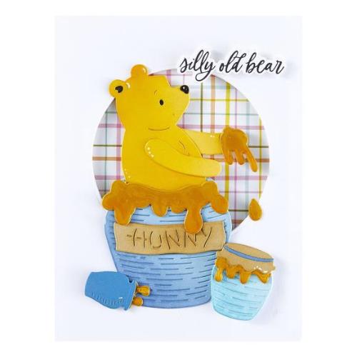 Spellbinders - Pooh's Hunny Pot Etched Dies from the Say Cheese Classic Pooh Collection in Collaboration with Simple Stories