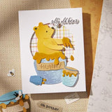 Spellbinders - Pooh's Hunny Pot Etched Dies from the Say Cheese Classic Pooh Collection in Collaboration with Simple Stories