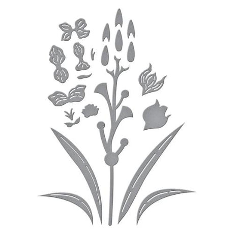 Spellbinders - Layered Gladiolus Etched Dies from the Wildflowers Collection by Lisa Horton