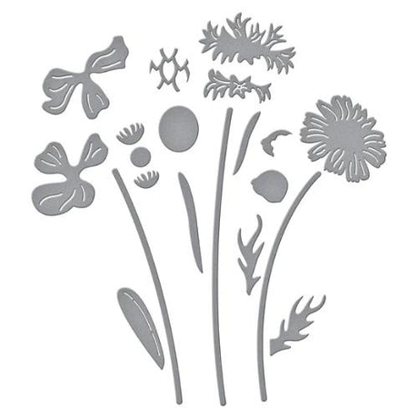 Spellbinders - Layered Wildflowers Etched Dies from the Wildflowers Collection by Lisa Horton