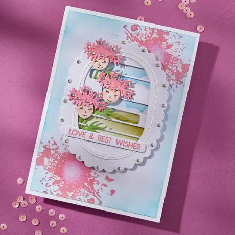 Spellbinders - Layered Wildflowers Etched Dies from the Wildflowers Collection by Lisa Horton