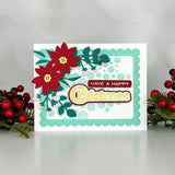 Spellbinders - Bow & Bell Scallop Frame Etched Dies from the All About Christmas Collection by Lisa Horton