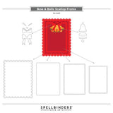 Spellbinders - Bow & Bell Scallop Frame Etched Dies from the All About Christmas Collection by Lisa Horton
