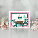 Spellbinders - Little Birdies Etched Dies from the All About Christmas Collection by Lisa Horton