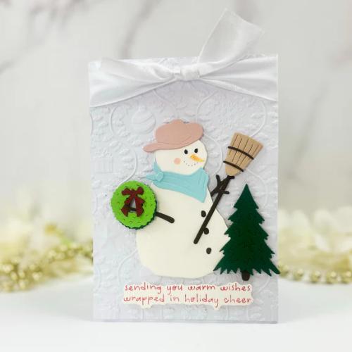 Spellbinders - Country Snowman Etched Dies from the Country Christmas Collection by Annie Williams