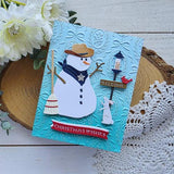 Spellbinders - Country Snowman Etched Dies from the Country Christmas Collection by Annie Williams