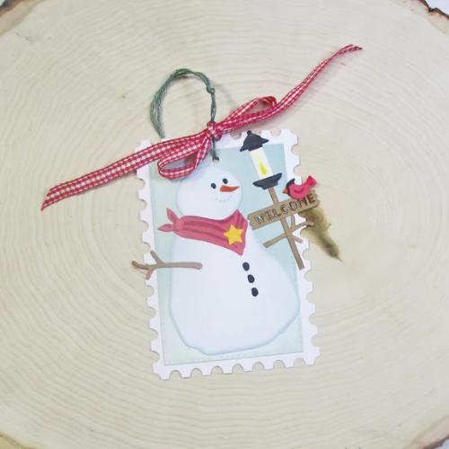 Spellbinders - Country Snowman Etched Dies from the Country Christmas Collection by Annie Williams