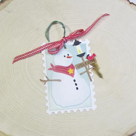 Spellbinders - Country Snowman Etched Dies from the Country Christmas Collection by Annie Williams