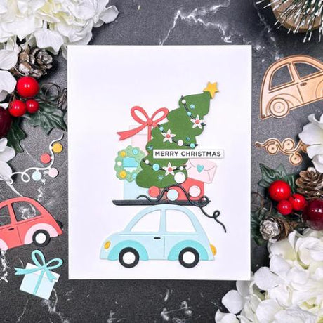 Spellbinders - Yuletide Ride Etched Dies from the Wonderland Collection