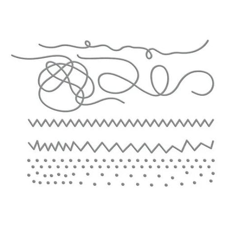 Spellbinders - Tangled Threads Etched Dies from the Beautifully Imperfect Collection