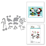 Spellbinders - Classic Mouse Christmas Embellishments Etched Dies from the Say Cheese Classic Mouse Christmas Collection