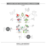 Spellbinders - Classic Mouse Christmas Embellishments Etched Dies from the Say Cheese Classic Mouse Christmas Collection