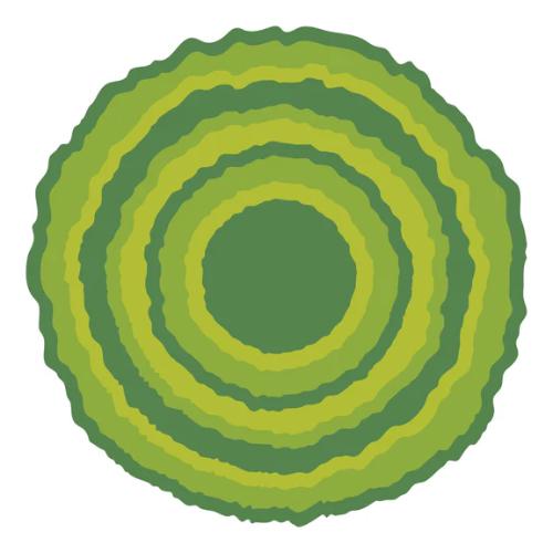 Spellbinders - Ripped Edge Circles Dies