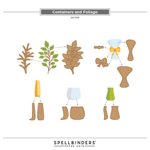 Spellbinders - Containers & Foliage Dies